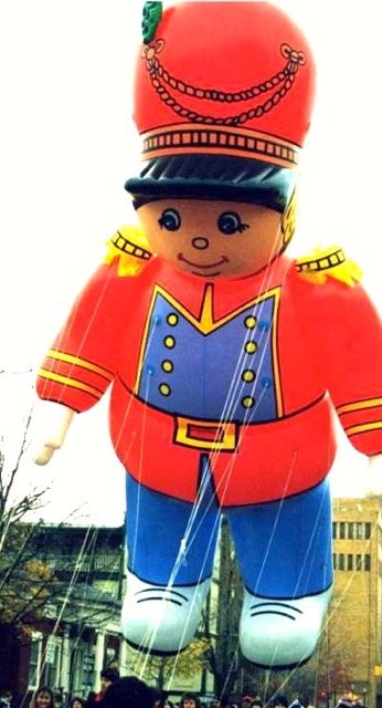 Giant nutcracker helium parade balloon